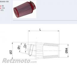 Filtre � air BMC Conique manchon �65mm