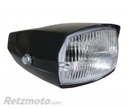 PRO CONCEPT PHARE-PROJECTEUR CYCLO ADAPTABLE SOLEX 3800, 6000, FLASH NOIR HOMOLOGUE (COMPLET)