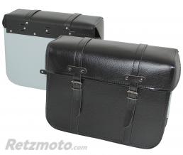 SACOCHE CYCLO SPORT FABRIC R50 DOS METAL NOIR (38x31x14cm) (FIXATION PAR COURROIES)