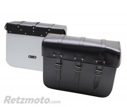 SPORT FABRIC SACOCHE CYCLO SPORT FABRIC R80 DOS METAL NOIR (43x33x16cm) (FIXATION PAR COURROIES)