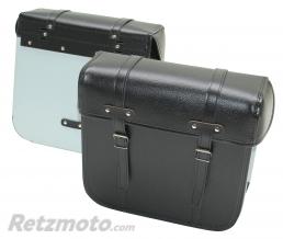 SPORT FABRIC SACOCHE CYCLO SPORFABRIC R40 DOS METAL NOIR (33x32x14cm) (FIXATIONS PAR COURROIES)