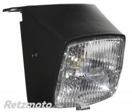 PRO CONCEPT PHARE PROJECTEUR PEUGEOT 103 MVL, VOGUE NOIR AVEC AMPOULE 