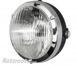 PRO CONCEPT PHARE/PROJECTEUR CYCLO ADAPTABLE PEUGEOT 103 ROND DIAM 103mm NOIR (P26s + TEMOIN) 