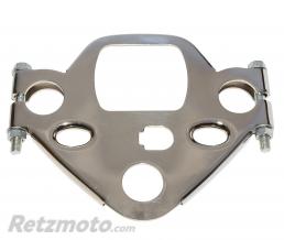 PLATINE SUPERIEURE DE FOURCHE CYCLO ADAPTABLE PEUGEOT 103 MVL, VOGUE CHROME