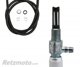 ROBINET ESSENCE UNIVERSEL M10 AVEC DURITE NOIR DIAM 5-8mm 1M + 2 COLLIERS (KIT)