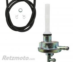ROBINET ESSENCE MBK 50 BOOSTER 2004>, NITRO/YAMAHA 50 BWS 2004>, AEROX/GILERA 50 STALKER/PEUGEOT 50 TKR AVEC DURITE NOIR DIAM 5/8mm 1M + 2 COLLIERS (KIT)