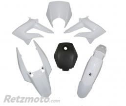 PRO CONCEPT CARENAGE DERBI 50 SENDA DRD 2011> BLANC BRILLANT (KIT 6 PIECES)