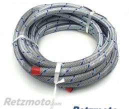 BRAZOLINE Durite essence 5m Metal Tress� Galvanis� et Fil Bleu(6x10.5mm)