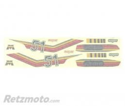 AUTOCOLLANT/STICKER MBK 51 (POCHETTE DE 10 PIECES)