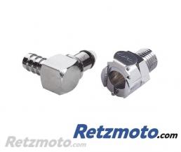 CPC Raccords Essence Rapide MV Agusta/Ducati en Laiton Chrom� 9-10mm