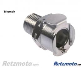 Raccord rapide essence - Triumph 1/4 en Laiton Chrom� � Visser - T1240868 