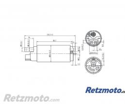 Pompe essence Aprilia ETV/Shiver-Ducati 749/848/Monster(oem 16023991A/8000H3292)