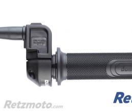 Poign�e de gaz DOMINO noir avec rev�tement grip(0723.03-01)