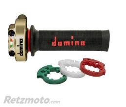 Poign�e de gaz DOMINO XM2 Racing avec rev�tements A450 - or/noir