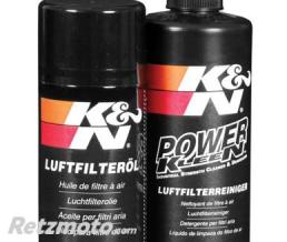 Kit Nettoyage Filtre K&N Bombe 204ml Huile + Bouteille 355ml Nettoyant