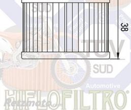Filtre � huile HONDA XR250/XR650 Hiflofiltro HF112 