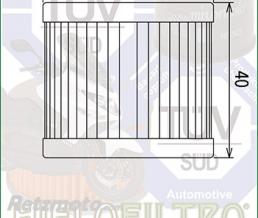 Filtre Huile - Mash/Bullit/KSR 125 Hiflofiltro HF 131
